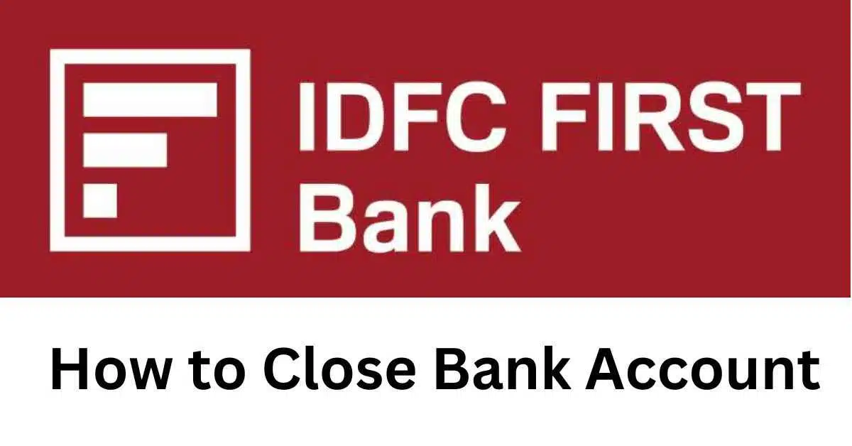 how to cancel IDFC Bank Account