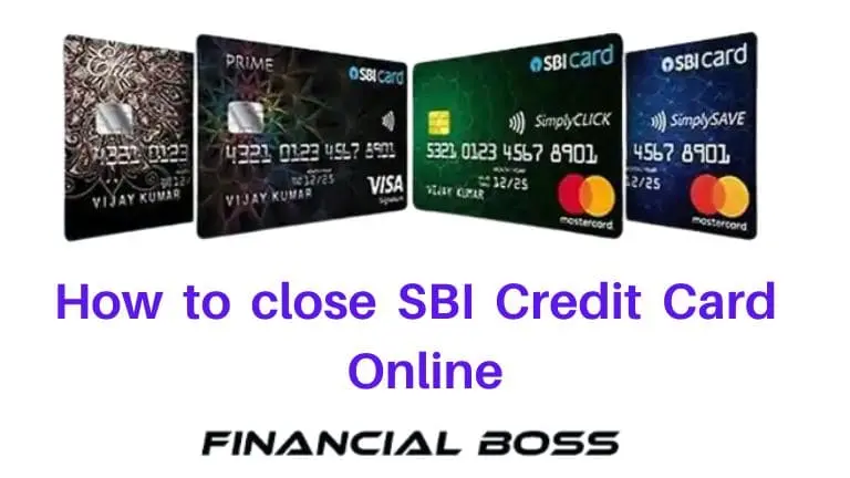 SBI credit card cancellation request