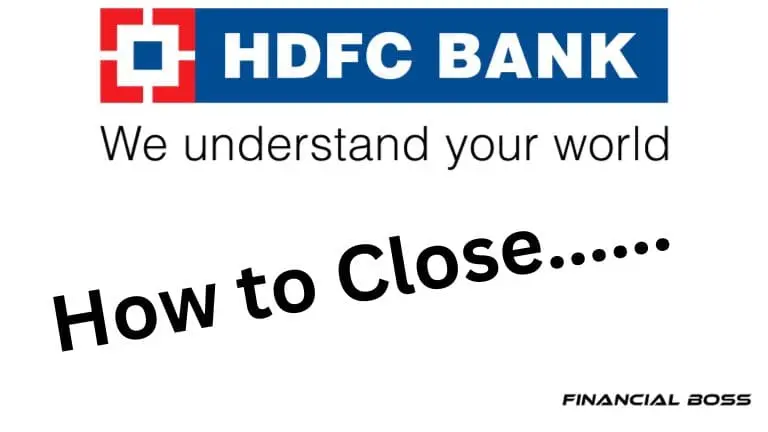 hdfc saving account close