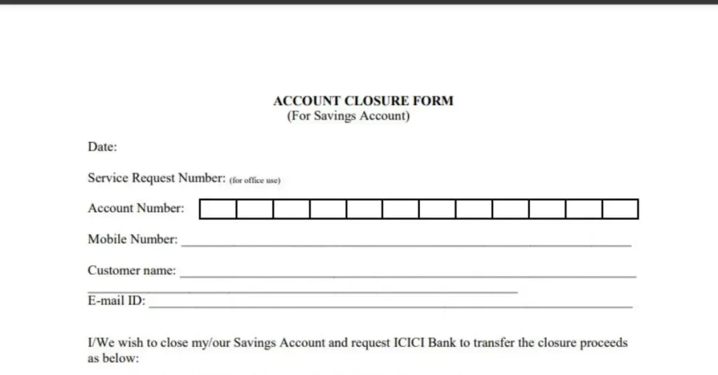 How To Close ICICI Bank Account Online